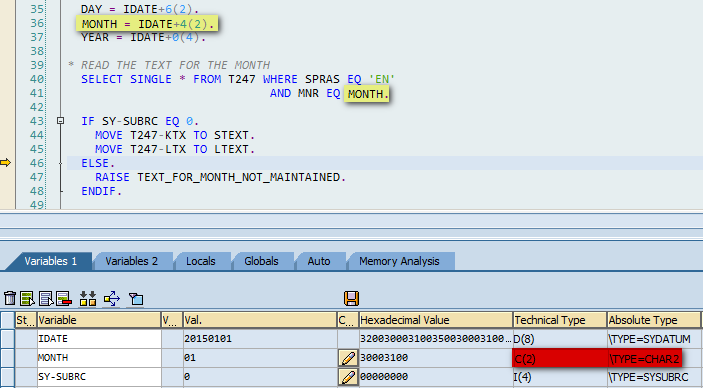 Calling `HR_IN_GET_DATE_COMPONENTS` with all export params